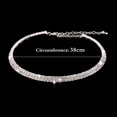 thumbnail image 4 of Collier de Mariage Strass Mode Femme Collier de Mariée avec Bracelet et Goujons d'Oreille, 4 of 8