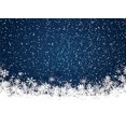 thumbnail image 2 of XDDJA Tissu en Polyester 7x5ft Toile de Fond de Photographie de Neige Neige Tombant la Nuit Ciel Photo Cabine Studio Accessoires TV Mur Rideau Partie Fond, 2 of 2