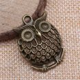 thumbnail image 2 of K-KED 50 Pcs Bronze Plated Owl Charms 33X25MM A11905, 2 of 3