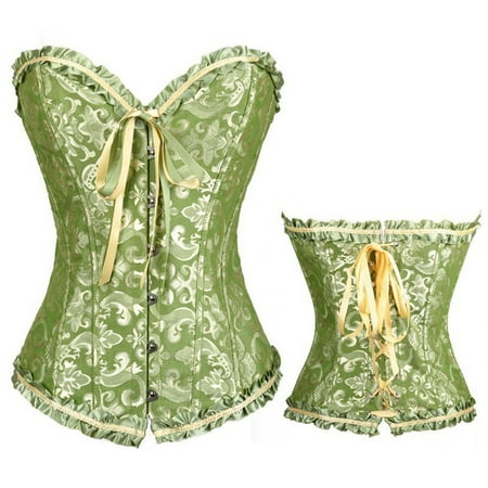 HAWEE Corsets for Women White Black 12 Color Plus Size Corset Top Sexy Bustier Lingerie Waist Cincher Costume Tops Size XS-6XL