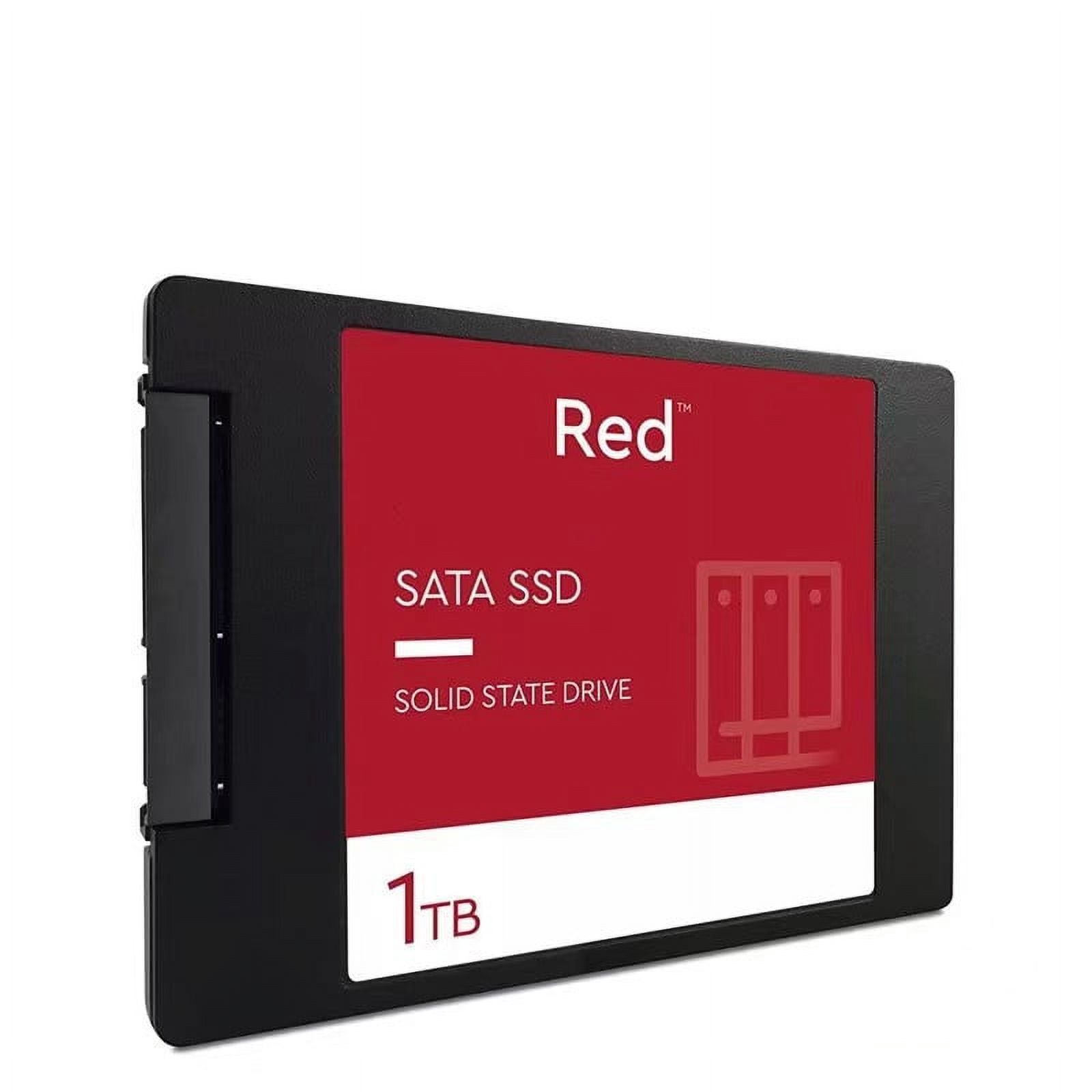1TB solid -state hard disk 1TB high -speed SSD, SATA3 interface notebook hard disk,  red