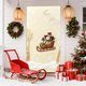 thumbnail image 1 of Cubrepuertas bordado estereoscópicamente, cortina navideña para puerta, decoración festiva de pared, decoración para fiestas navideñas, fácil instalación, diseño plegable, tela de algodón,, 1 of 9