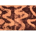 thumbnail image 1 of Ahgly Company Indoor Rectangle Oriental Orange Modern Area Rugs, 4' x 6', 1 of 4