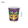 thumbnail image 6 of Dtchengua Carnival Party Supplies Set -61-Pieces Disposable Plates, Cups, Cutlery, Napkins & Tablecloth for Themed Event, 6 of 9