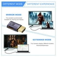 thumbnail image 7 of FVH HDMI Male to HDMI 2.1 Female Flat Horizontal 90 Degree Right Angled UHD Extension Adapter Support 8K 60hz HDTV, 7 of 7