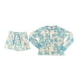 thumbnail image 1 of Bench Girl's Blue Top &amp; Short Tie-Dye 2 Piece Set (S02), 1 of 12