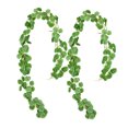 thumbnail image 1 of 2 Pack Coolmade Eucalyptus Garlands Artificial Greenery Garland Faux Silk Eucalyptus Vines Wedding Backdrop Wall Decor Flower Arrangement, 1 of 7