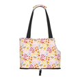 thumbnail image 2 of Xecao Colorful Floral for Cat Carrier Small Dog Handbag: The Ideal Travel Companion for Your Pet, 2 of 8