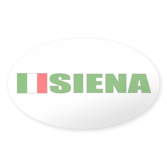 CafePress - Siena, Italy Oval Sticker - Sticker (Oval)