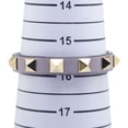 thumbnail image 5 of Pre-Owned Valentino Rockstud Bracelet in Purple Plated Leather for Men, 5 of 7