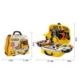 thumbnail image 4 of Children Pretend Play Simulation Tools Screws Saw Suitcase Kids Plastic Toy Set Birthday Gift, 4 of 8