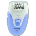 thumbnail image 1 of Timco DS-9610 Rasuradora y Depiladora Recargable, Cabeza Individual Intercambiable, Azul/Blanco, 1 of 4