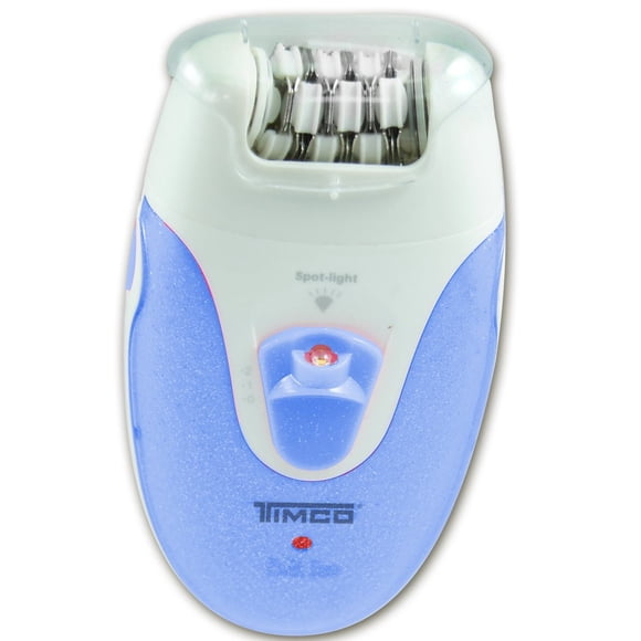 Timco DS-9610 Rasuradora y Depiladora Recargable, Cabeza Individual Intercambiable, Azul/Blanco