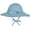 Blue, variant on CoCopeaunts Baby Bucket Hat for Girls Bow Decorate Summer UV Protection Outdoor Headwear Basin Hat for Boy with Chin Strap