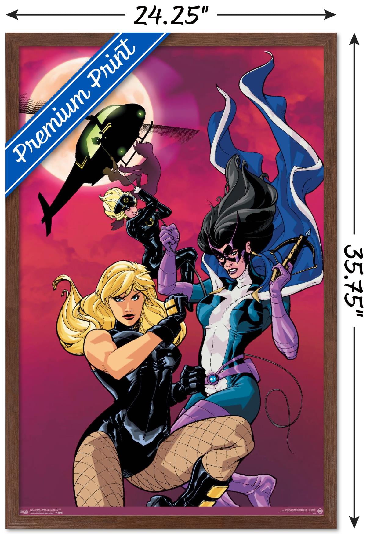 DC Comics - Birds of Prey - Birds of Prey #92 Wall Poster, 22.375" x 34", Framed