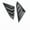 Matte Black, variant on Side Vent Window Louvers Car Rear Quarter Spoiler Panel Fit For Honda Civic Seden Only 2016 To 2020 ABS Sun Shade