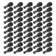 thumbnail image 4 of Cuentas de conector de pesca para carpa, para anzuelos, alimentadores, accesorio de pesca de carpa, color negro, pequeño, 4 of 10