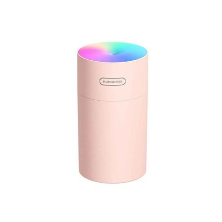 

amousa 300ml Mini Portable Ultra-Quiet USB Charging LED Night Light A-ir Humidifier