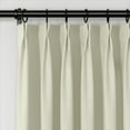 thumbnail image 2 of TWOPAGES Pinch Pleated Drape 26 W X 108 L Inch Wool Light Filtering Curtain for Guest Room, 1 Panel, White, 2 of 5