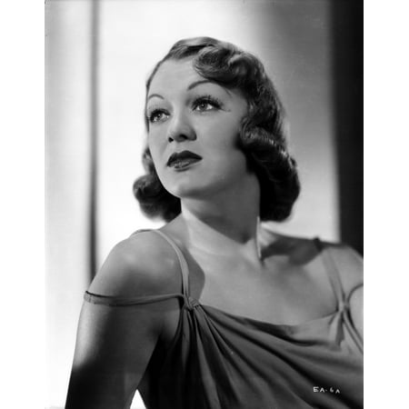 Eve Arden on Dress Looking Up Portrait Photo Print