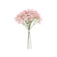 thumbnail image 2 of Advancent Novia artificial que sostiene las flores Bebés Aliento Ramo de flores Arreglo de ramos de plástico para la decoración de la boda Decoración Rosa, 2 of 6