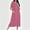 Red, variant on Miqool Women Zipper Robe Long Sleeve Loungewear Lightweight Housecoat Full Length Nightgown with Pockets