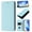 Blue, variant on Phone Case for Google Pixel 11 Pro XL, Lychee Pattern PU Leather Case with RFID Block Card Slots Stand Magnetic Flip Wallet Cover for Google Pixel 11 Pro XL, Mint