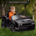 thumbnail image 5 of Licensed Dodge Challenger Kids Electric Car 12V Ride On Car Battery Powered Electric Vehicles with Remote Control, LED Lights, Bluetooth, MP3 for Boys Girls, 5 of 9