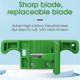 thumbnail image 3 of Fiber Optic Stripper Tube Stripper Cable Ribbon Stripper 1.9-3.0Mm,Loose Buffer Longitudinal Tube Stripper Green 2Pcs, 3 of 5