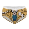 thumbnail image 4 of Adventure Time Womens Underwear Soft Breathable Brief Lace Panty Stretch Hipster Underpants Ladies Panties M, 4 of 7