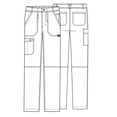 thumbnail image 7 of Cherokee Men's Cargo Scrub Pants Modern Fit Fly Front Tapered Leg Bottom with 7 Pockets, Soft 2-Way Stretch Fabric - WW140T, Grey, 7 of 7
