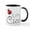 White/Black Inside, variant on CafePress - Ladybug Cici - 11 oz Ceramic Mug - Novelty Coffee Tea Cup
