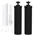 thumbnail image 1 of NSFANSI 42 Certified Black Purification Elements for BB92 Water Filters Replacement Compatible with Berkey Gravity Filtration System Replacement for Berkey Black Filter Pack of 2, 1 of 1