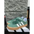 thumbnail image 1 of Adi-das Daily 3.0 Collegiate Green Gum White Lace Up Sneakers IF7487 Men's Sizes, 1 of 6