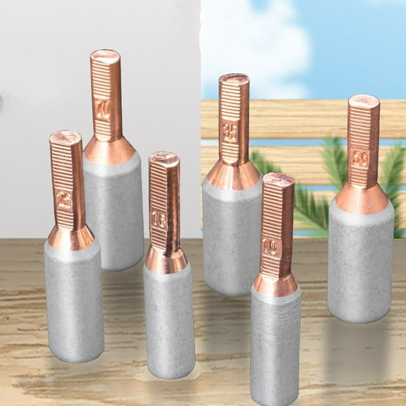 10Pcs Gtla-10/16/25/35 10-35Mm2 Electric Meter Box Terminal Copper Aluminum Wire Connector Terminal Cable Pin Binding Post Gtla-35 Fangkenuo