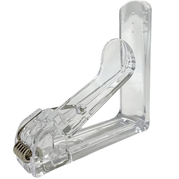 Bewildely 10 piezas de soportes para manteles Abrazadera de fijación transparente Soporte de fijación ajustable para suministros para el hogar al aire Cocina y Comedor Bewildely HA016183-00