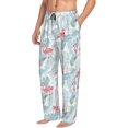 thumbnail image 6 of Honiee Tropical Flamingo for men - a sleek fusion of Straight Pajama Pants, versatile Lounge Pants, and cozy Sleepwear, all rolled into one-Small, 6 of 6
