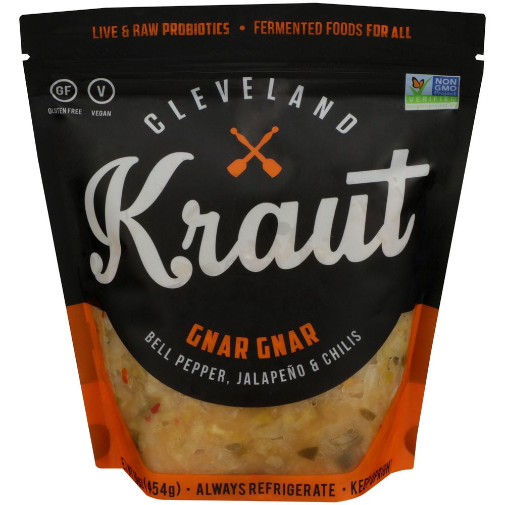 Cleveland Kraut Gnar Gnar Sauerkraut, 16 Ounce 6 per case.