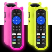 2 Packs Remote Compatible with Roku Players and Roku TV Remote, for Roku Box 1 2 3 4,Roku Express/+,Roku Premiere/+, Roku Ultra and TCL Hisense Onn Element Philips Roku TV with Anti-Lost Case