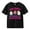 2-Black, variant on XIMIN Spring and Autumn Girls and Boys Casual Short Sleeved T Shirt 100 Days of School Opening 100 Days Anniversary Personality Loose Short Sleeved