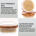 thumbnail image 2 of xianlin-Mespirit Bath Body Brush For Shower Silicone Back Scrubber, Handle Body Washer, Exfoliating Texture Scrubbing Pad, 2 of 4