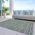 thumbnail image 6 of Addison Rugs Chantille Indoor/Outdoor Transitional Stripes Olive Washable Rectangle Rug, 10' x 14', 6 of 6