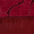 thumbnail image 4 of Violet Linen Milano Arts Artistic Design, Polyester Jacquard Chenille, Burgundy, 18 Inch by 18 Inch, Decorative Pillow Covers, 4 of 5