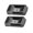 Large anti slip rubb, variant on Garage Caster Stopper Pads Rubber Wheel Cups, 2 Pack Floor Blocks for Service Wheels and Tire Change Support Tools