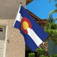 thumbnail image 6 of Colorado Flag Flag 3x5ft Double-Sided Printing Indoor/Outdoor Decorative Banner National Flag, 6 of 7
