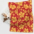 thumbnail image 6 of Disketp Red Vintage Flowers Dog Blanket/Bed Cover for Dogs and Cats,Puppy Essentials-Large, 6 of 8