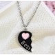 thumbnail image 3 of BFF Necklace for 2 Matching Heart Best Friend Forever Pendant Necklace 2 Pcs Half Heart BFF Necklace for Women BFF Friendship Jewelry Gift, 3 of 5
