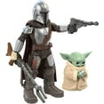 thumbnail image 3 of Star Wars Mission Fleet The Mandalorian and The Child Razor Crest Outer Rim Run Action Figure Set, 15 Pieces, 3 of 4