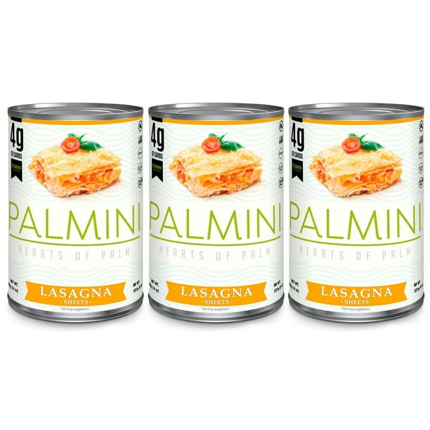 Palmini Low Carb Hearts Of Palm Type Lasagna, Size 3Pack
