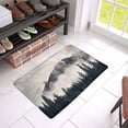 thumbnail image 3 of MKHERT Banff National Park Foggy Mountains and Forest Tree in Canada Doormat Rug Home Decor Floor Mat Bath Mat 23.6x15.7 inch, 3 of 3